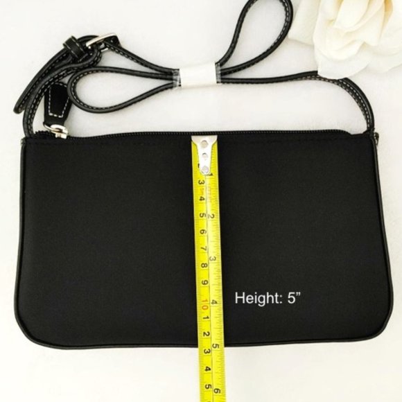 VILLAGER by Liz Claiborne Black Shoulder Bag Mini small Purse Cute little bag - Picture 8 of 10